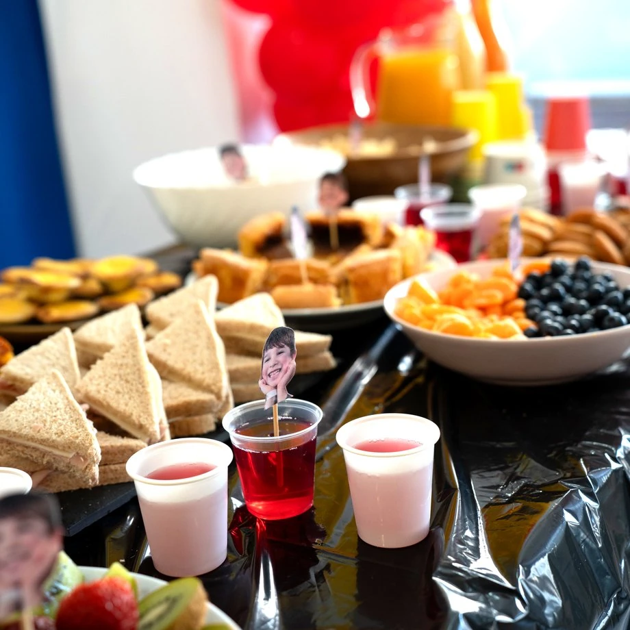 Mesa do lanche